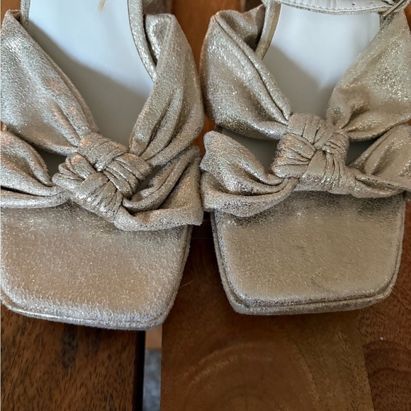 Altar'd State Gold Sandals with Strappy Design - Picture 3 of 5